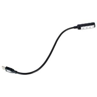 Adam Hall SLED 1 ULTRA USB C zwanenhals-lamp met USB-connector en 4 COB LED's