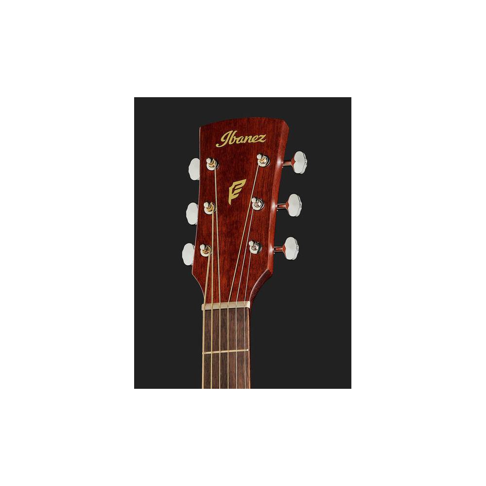 Ibanez PF12MHCE Open Pore Natural elektrisch-akoestische gitaar