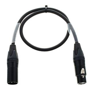 Cordial CPD0.5FM DMX XLR male - XLR female 3-pins lichtkabel 0.5 meter