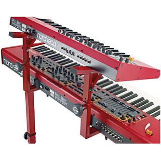 Konig & Meyer 18810 Omega tafelmodel keyboardstandaard rood