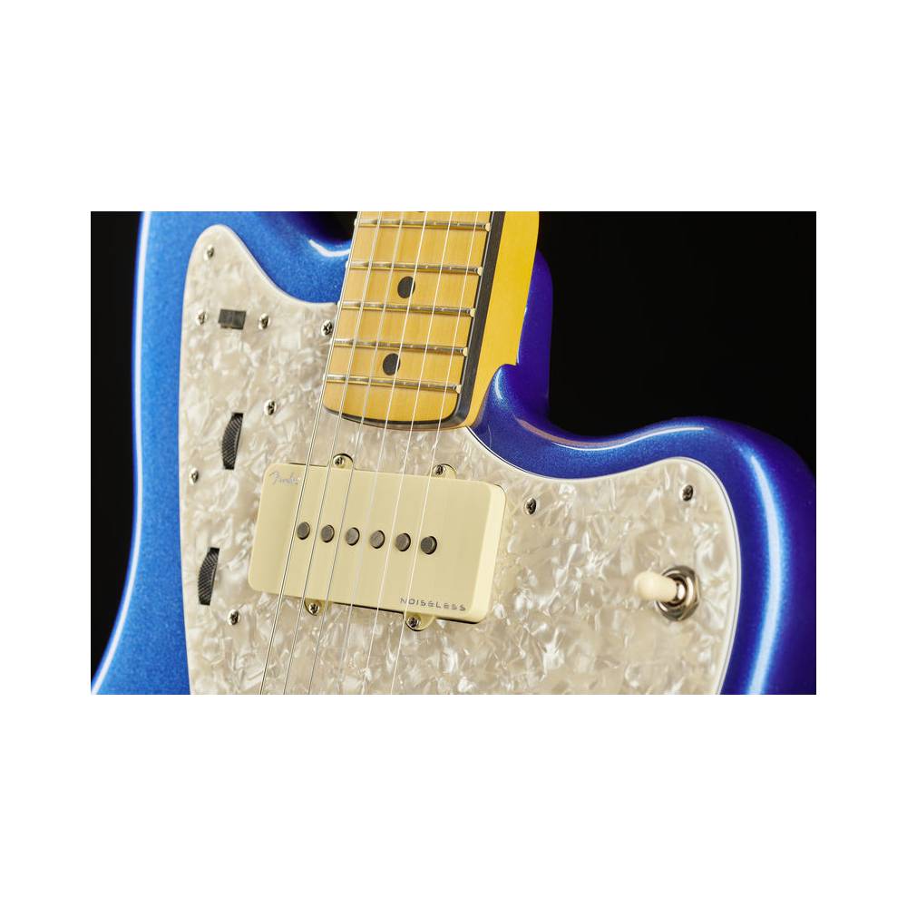 Fender American Ultra Jazzmaster Cobra Blue MN met koffer