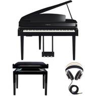 Yamaha CLP-665GP PE Clavinova digitale vleugel hoogglans zwart