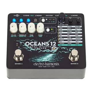Electro Harmonix Oceans 12 Dual Stereo Reverb effectpedaal