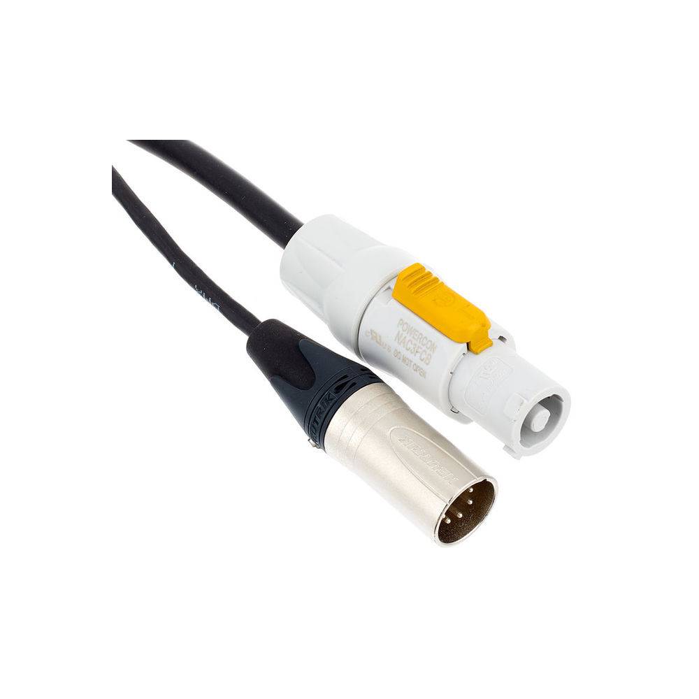Cordial CPH1.5-DMX1-5-PWR1 Peak 5p XLR + Powercon 1.5m