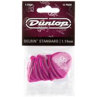 Dunlop 41P114 Delrin 500 Pick 1.14 mm plectrum set 12 stuks