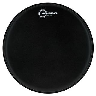 Aquarian Response 2 Texture Coated Black 14 inch drumvel