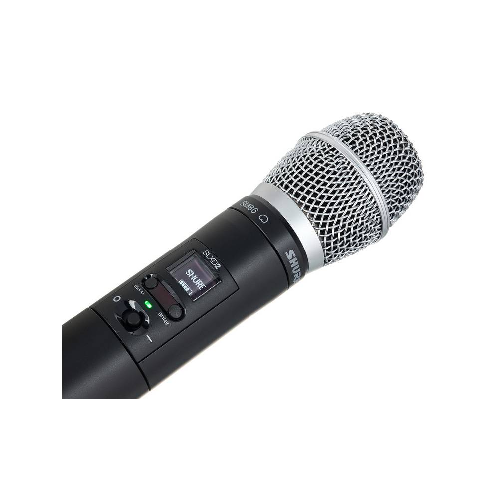 Shure SLXD2/SM86-K59 draadloze SM86 microfoon