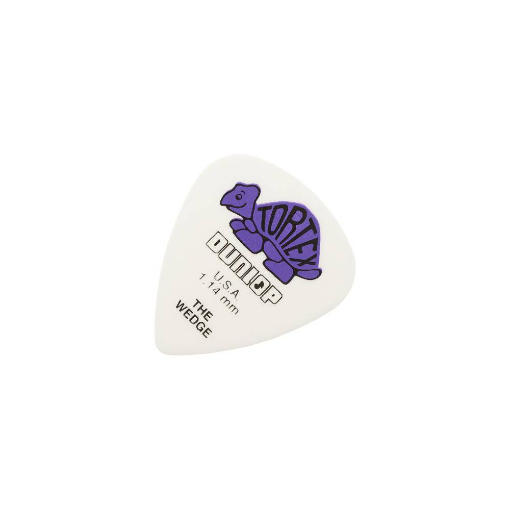 Dunlop 424P114 Tortex Wedge Pick 1.14 mm plectrumset (12 stuks)