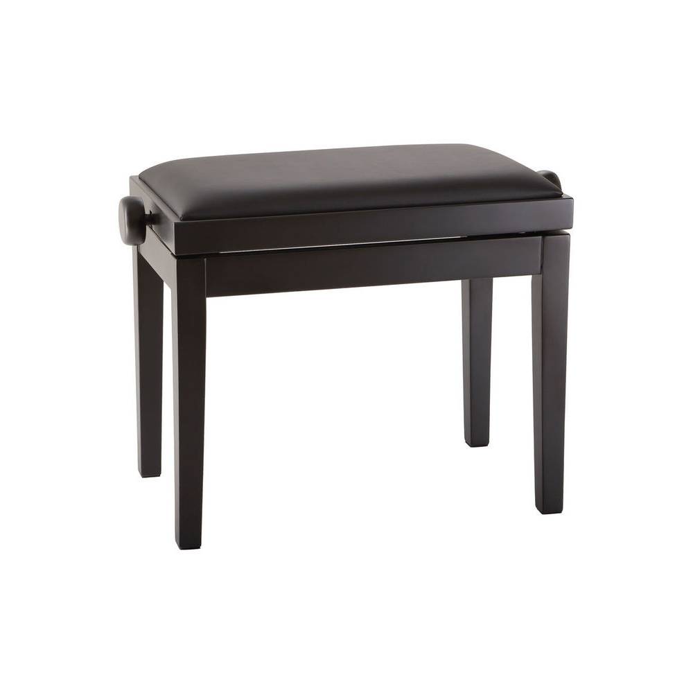 Konig & Meyer 13970 pianobank mat zwart met kunstlederen zitting