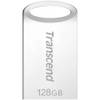 Transcend JetFlash 710S 128 GB USB 3.2 Gen 2 zilver
