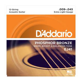 D'Addario EJ41 snarenset voor 12-snarige akoestische gitaar