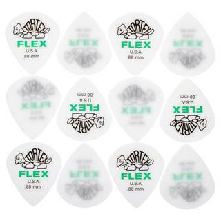 Dunlop 466P100 Tortex Flex Jazz III XL Pick 1.0 mm plectrumset (12 stuks)
