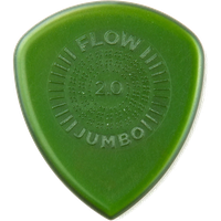Dunlop Flow Jumbo Grip Pick 2.0mm plectrumset (12 stuks)