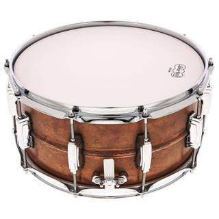 Ludwig LC663 Raw Copperphonic 14 x 6.5 inch snaredrum