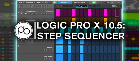 See Logic Pro X 10.5's New Step Sequencer in Action with Point Blank