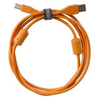 Audio Cable USB 2.0 A-B Orange Straight 1m