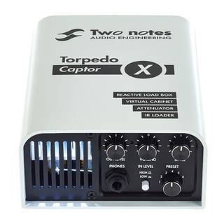 Two Notes Torpedo Captor X load box, attenuator, IR loader, speaker simulator