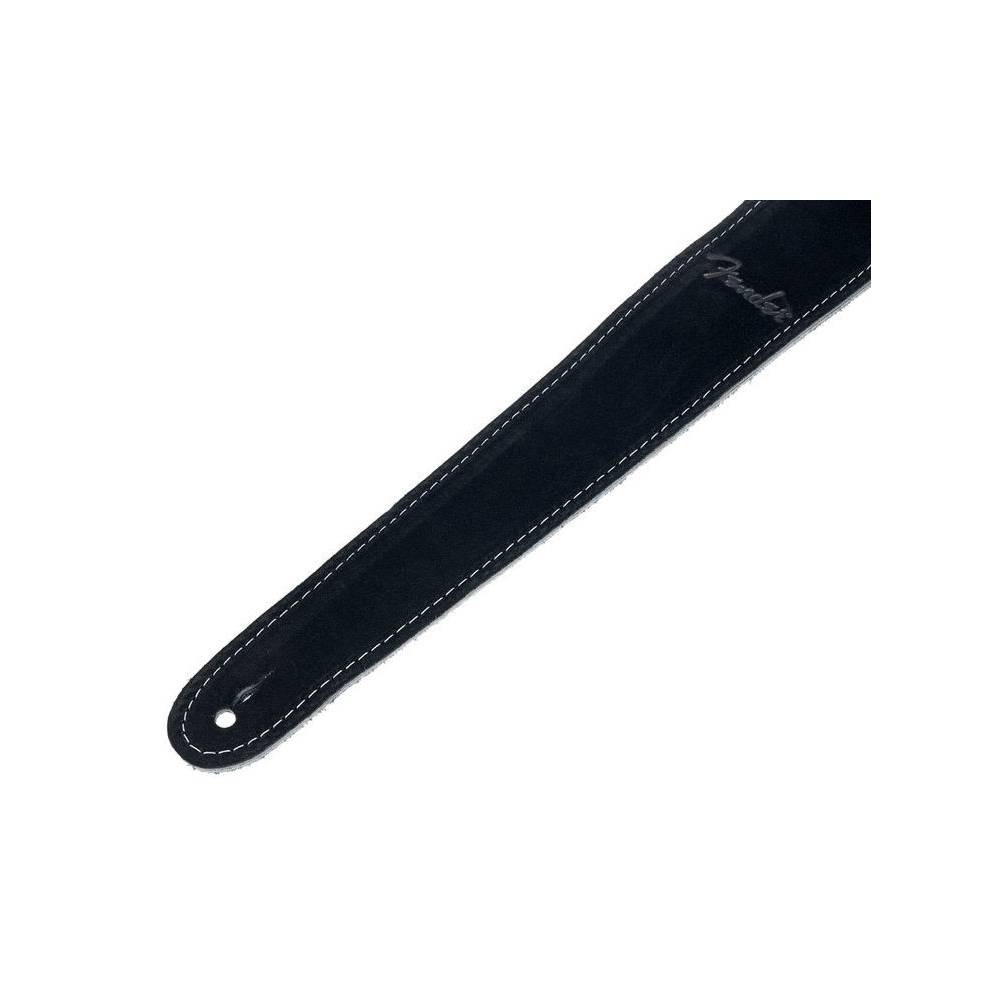Fender 2 inch Suede Strap Reversible black-grey gitaarband