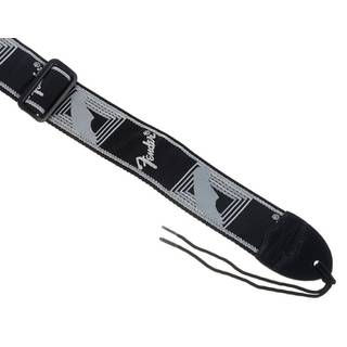 Fender Monogrammed Strap Black Light Grey Dark Grey