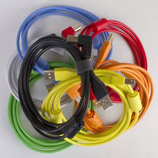 Audio Cable USB 2.0 A-B Orange Straight 1m