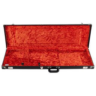 Fender G&G Deluxe Precision Bass Hardshell Case Black/Orange Plush koffer voor Precision bas
