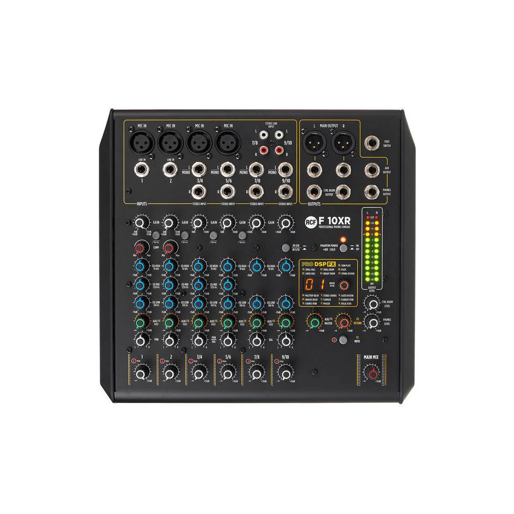 RCF F 10XR 10-kanaals mengpaneel