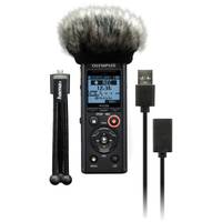 Olympus LS-P4 Podcaster Kit incl. mini Tripod, Windscreen en USB-kabel
