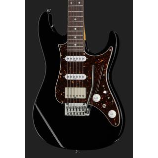 Ibanez AZ2204N Prestige Black elektrische gitaar met koffer