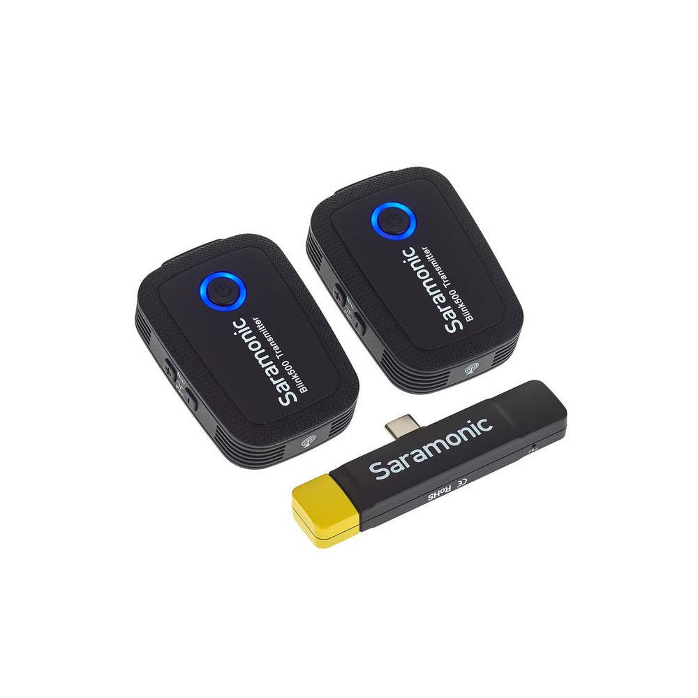 Saramonic Blink500-B6 dubbele draadloze dasspelmicrofoon met USB-C