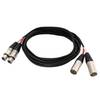 Devine MIC1002/3 kabel 2x XLR female - 2x XLR male 3 m