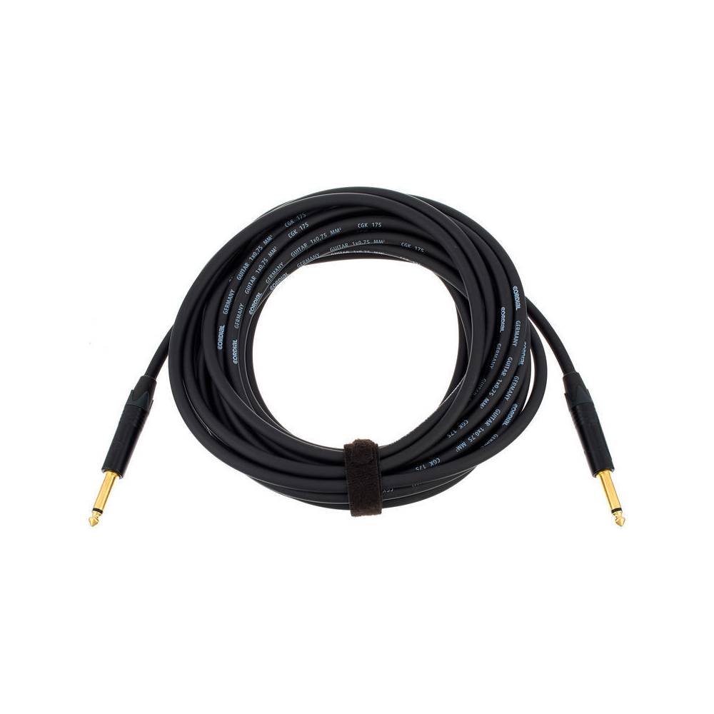 Cordial CSI9PP-175 ENCORE 6.3 TS jack - 6.3 TS jack recht instrumentkabel 9 meter