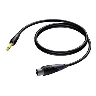 Procab CLA900 XLR female - 6.3mm jack male kabel 10 meter