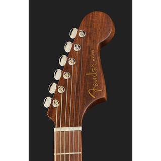 Fender Malibu Special Mahogany Natural Satin elektrisch-akoestische westerngitaar met gigbag