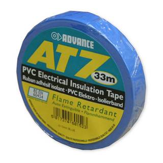 Advance AT7 PVC tape 15mm 33m blauw