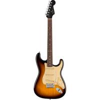 Fender American Ultra Luxe Stratocaster 2-Color Sunburst RW elektrische gitaar met koffer