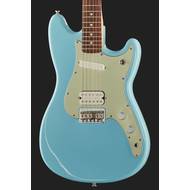 Fender Duo-Sonic HS Daphne Blue PF elektrische gitaar