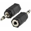 HQ Adapter plug 3,5 mm mono - 3,5 mm stereo contra-plug