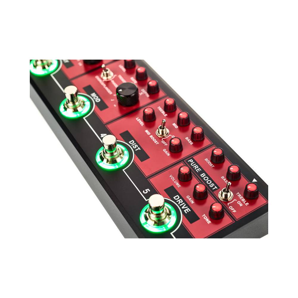 Mooer Red Truck multi-effectpedaal met softcase