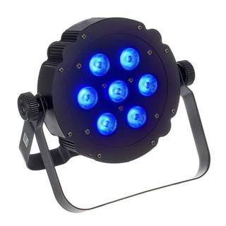 Showtec Compact Par 7 Tri platte RGB LED-par zwart