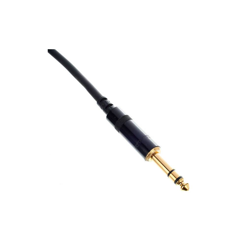 Cordial CFY3VPP-LONG Intro verloopkabel jack 6.3mm TRS -2x 6.3mm TS 3m zwart