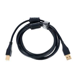 UDG U95002BL audio kabel USB 2.0 A-B recht zwart 2m