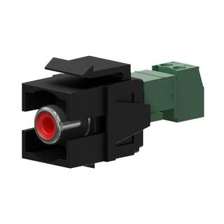 Procab VCK105P/B Keystone RCA connector zwart