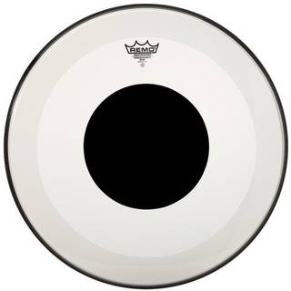 Remo P3-1324-10 24 inch Powerstroke 3 Black Dot bassdrumvel