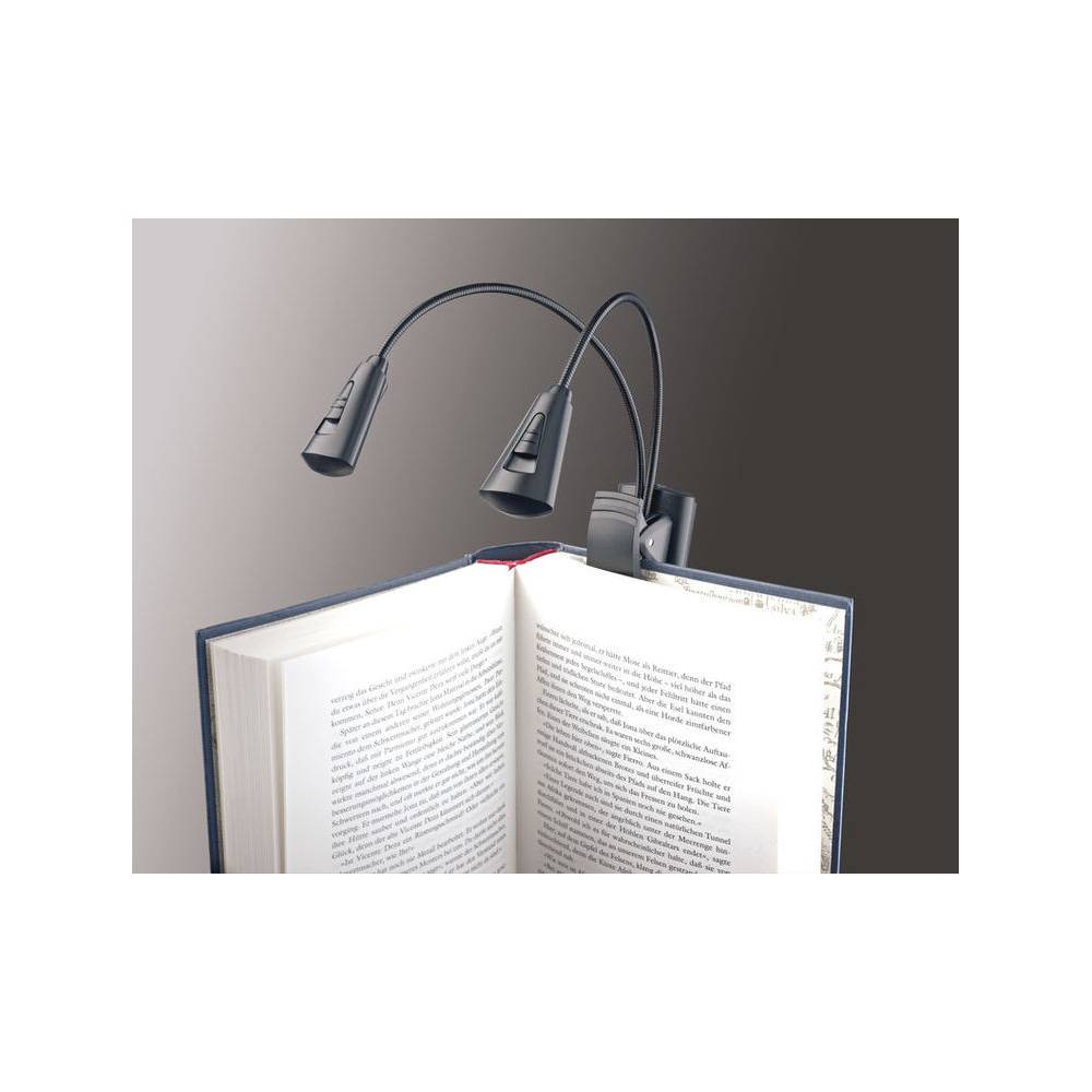 Konig & Meyer 12244 FlexLight lessenaarlamp met dubbele LED arm