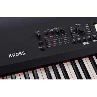 Korg KROSS 2 88 Matte Black synthesizer workstation