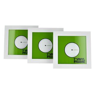 Glorious Vinyl Frame Set White 7 inch voor platen (3 stuks)