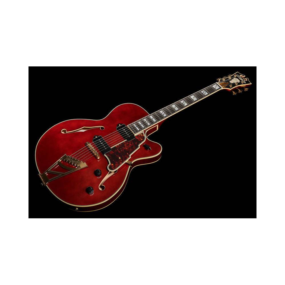 D'Angelico Excel 59 Viola semi-akoestische gitaar met koffer