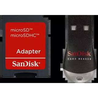 SanDisk MobileMate Duo card reader + micro SD adapter