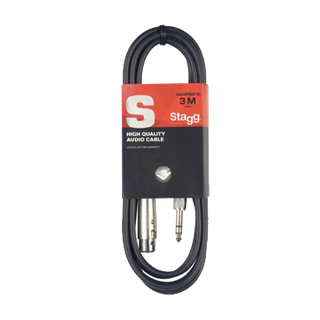 Stagg SAC3PSXF DL female-XLR naar 6.35 mm stereo jack-male 3 m