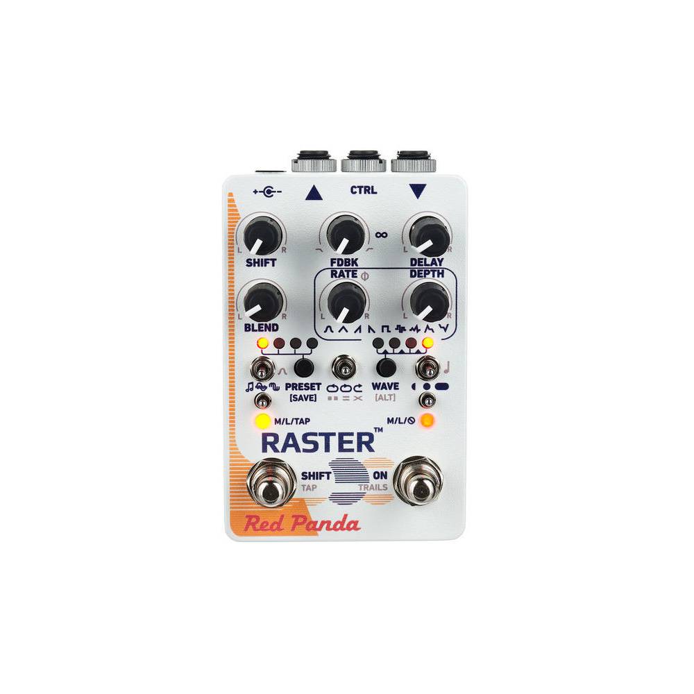 Red Panda Raster 2 digitale delay met pitch- en frequency shifter